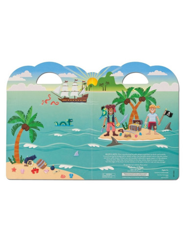 MD9102,Abtibilduri pufoase Piratii Melissa and Doug