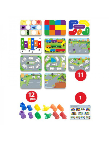 ML27384,Joc matematica pe roti - Miniland