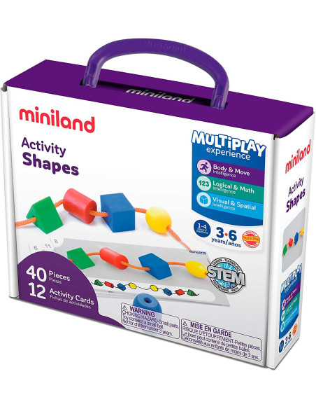 ML31783,Activitati educative - forme geometrice Miniland ML31783,Activitati educative - forme geometrice Miniland