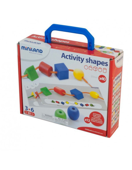 ML31783,Activitati educative - forme geometrice Miniland ML31783,Activitati educative - forme geometrice Miniland