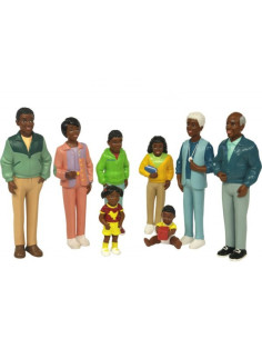 ML27396,Figurine familie africana Miniland