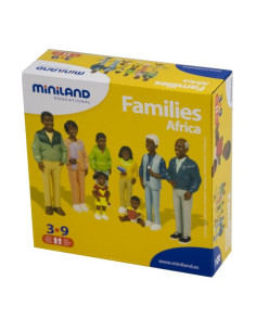 ML27396,Figurine familie africana Miniland 2