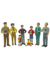 ML27397,Figurine familie asiatica Miniland