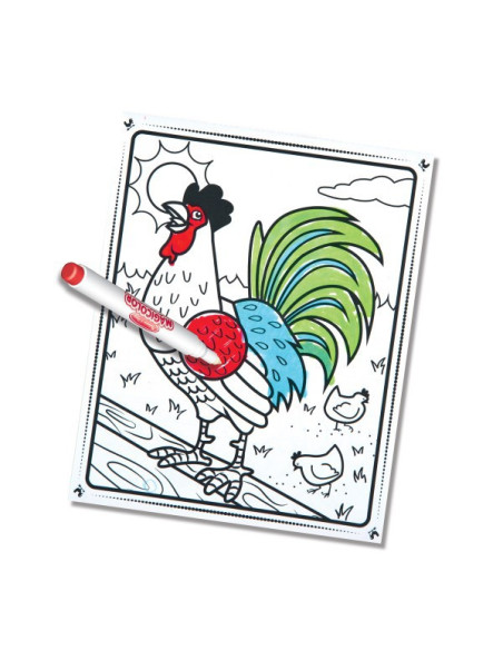 MD9126,Carnetel de colorat Magicolor Animale de la ferma