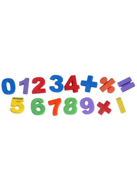 ML45314,Set 54 numere magnetice Miniland ML45314,Set 54 numere magnetice Miniland