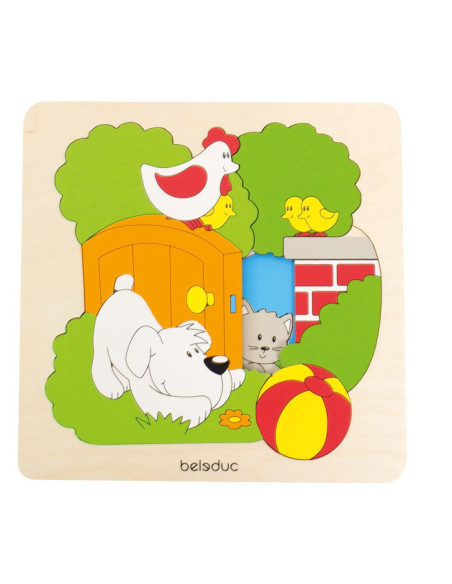 BEL17500,Puzzle Descopera Gradina Beleduc