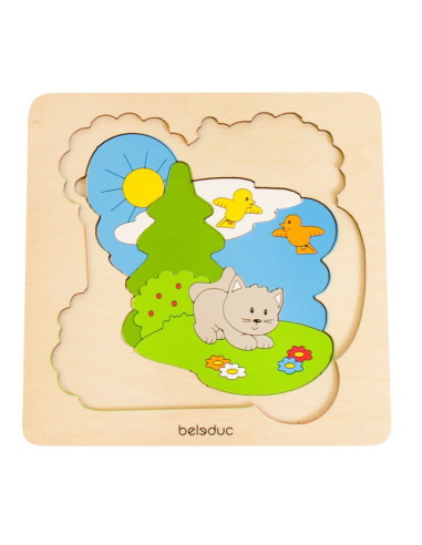 BEL17500,Puzzle Descopera Gradina Beleduc