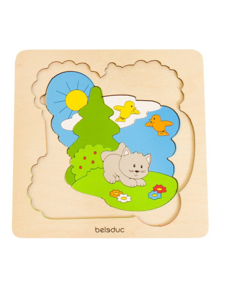 BEL17500,Puzzle Descopera Gradina Beleduc