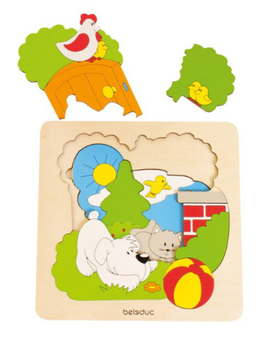 BEL17500,Puzzle Descopera Gradina Beleduc