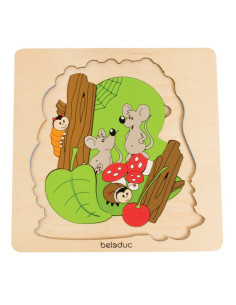 BEL17510,Puzzle Descopera Padurea Beleduc 2