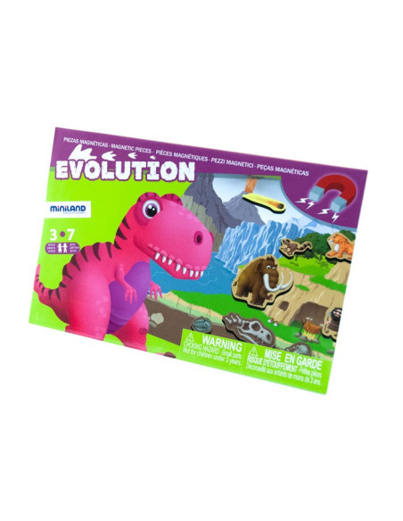 ML31972,Joc magnetic Descopera Evolutia speciilor - Miniland