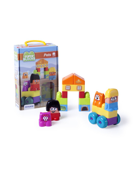 ML32348,Joc constructii Animale de companie - Miniland