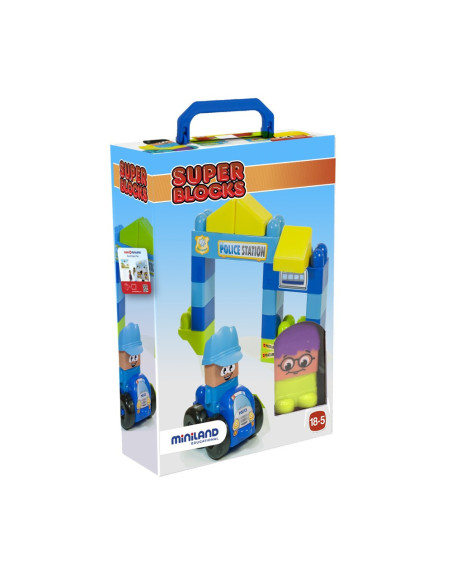 ML32353,Joc constructii tematic Statie politie - Miniland