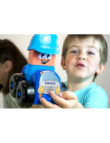 ML32353,Joc constructii tematic Statie politie - Miniland