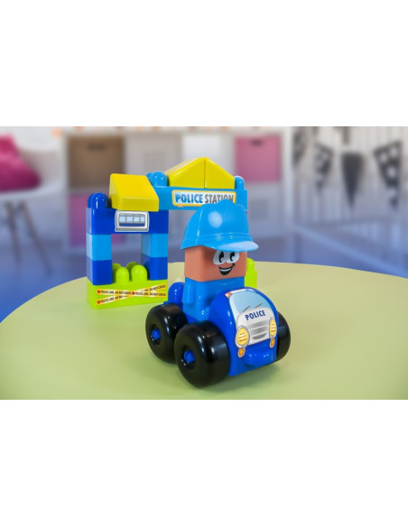 ML32353,Joc constructii tematic Statie politie - Miniland