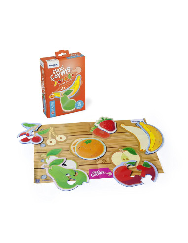 ML35211,Set 6 puzzle Fructe - Miniland