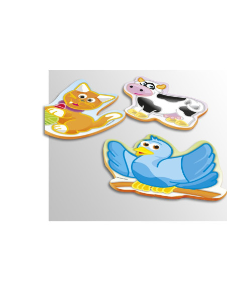 ML35221,Set 6 puzzle Animale - Miniland