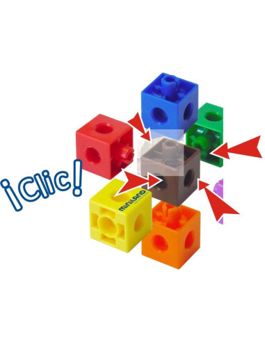 ML95210,Set 100 cuburi 2 cm - Miniland ML95210,Set 100 cuburi 2 cm - Miniland