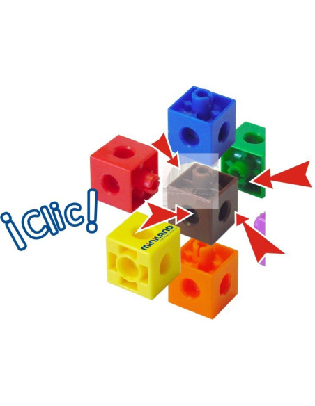 ML95210,Set 100 cuburi 2 cm - Miniland ML95210,Set 100 cuburi 2 cm - Miniland