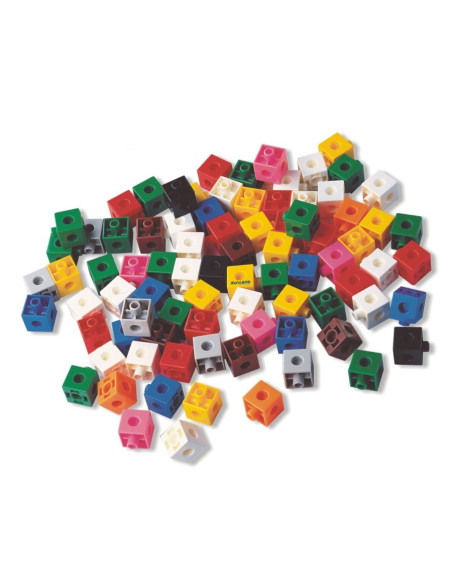ML95210,Set 100 cuburi 2 cm - Miniland ML95210,Set 100 cuburi 2 cm - Miniland