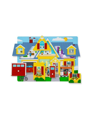 MD0734,Puzzle cu sunete Casa mea Melissa and Doug MD0734,Puzzle cu sunete Casa mea Melissa and Doug
