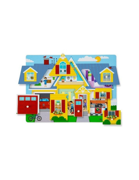 MD0734,Puzzle cu sunete Casa mea Melissa and Doug MD0734,Puzzle cu sunete Casa mea Melissa and Doug