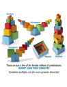 FBTFB024-O,Joc de constructie Cuburi DADO Original - Fat Brain Toys