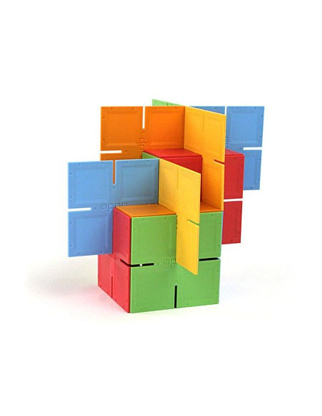 FBTFA030-1,Joc de constructie Patrate DADO Original - Fat Brain Toys
