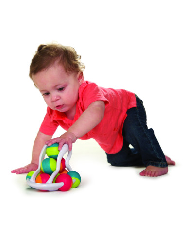 FBTFA106-1,Jucarie distractiva cu bile Rollio - Fat Brain Toys