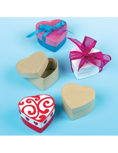 BKE3917,Cutiute din carton Inimioare - Baker Ross