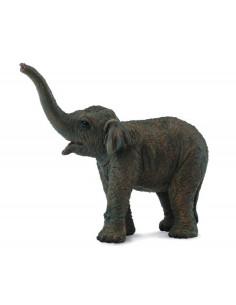 COL88487S,Figurina pui de Elefant asiatic S Collecta