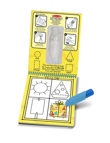 MD9444,Carnet Apa magica Forme si culori - Melissa and Doug