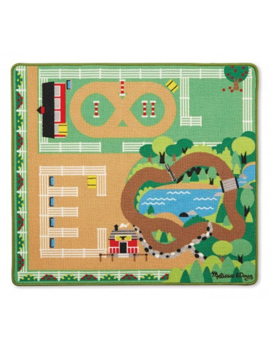 MD9409,Covor de joaca Ferma calutilor - Melissa and Doug