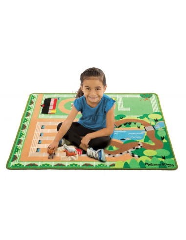 MD9409,Covor de joaca Ferma calutilor - Melissa and Doug