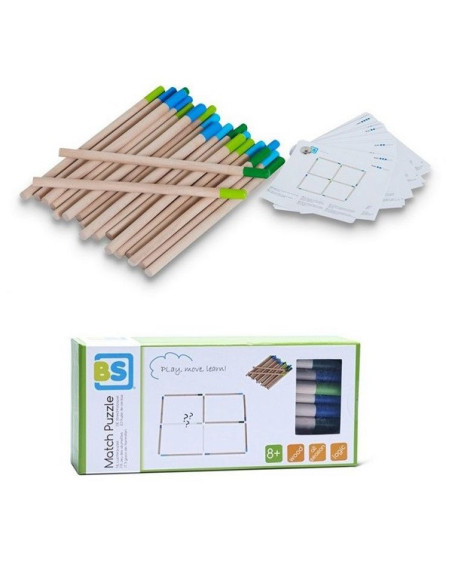 BSGA294,Joc de potrivire educativ cu chibrituri mari