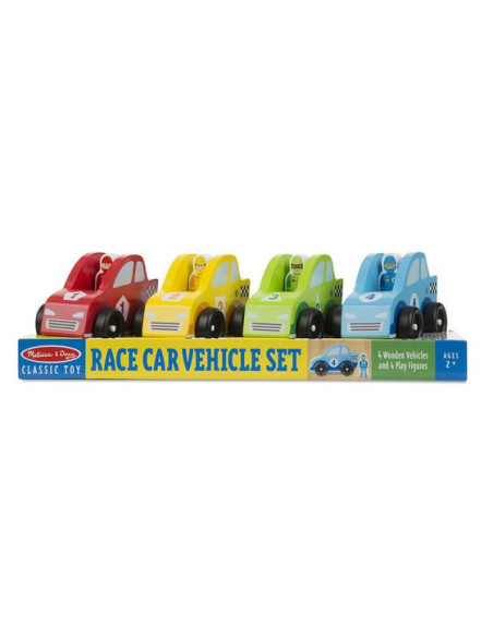 MD0706,Set masinute de curse din lemn Melissa and Doug