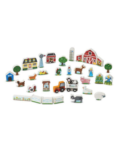 MD4800,Figurine din lemn Ferma Melissa and Doug MD4800,Figurine din lemn Ferma Melissa and Doug