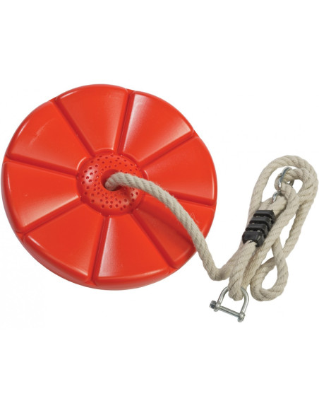 KBT244.090.090.002,Tiroliana cu leagan rotund (set) rosu KBT244.090.090.002,Tiroliana cu leagan rotund (set) rosu