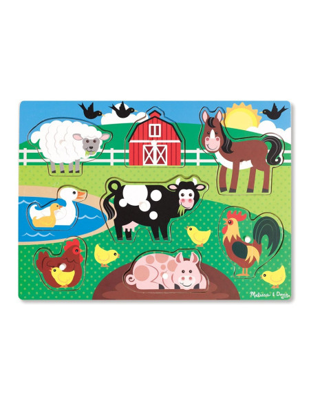 MD9050,Puzzle din lemn Ferma Animalelor