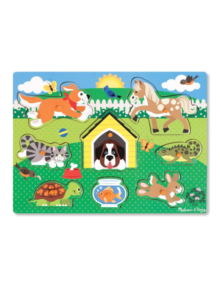 MD9053,Puzzle din lemn Animalele de companie