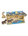 MD9054,Puzzle din lemn Animalele safari