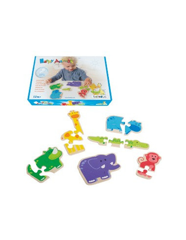 BEL18011,Primul meu puzzle Animale vesele - Beleduc