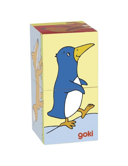 GOKI57725,Primele mele cuburi Animale Prietenoase