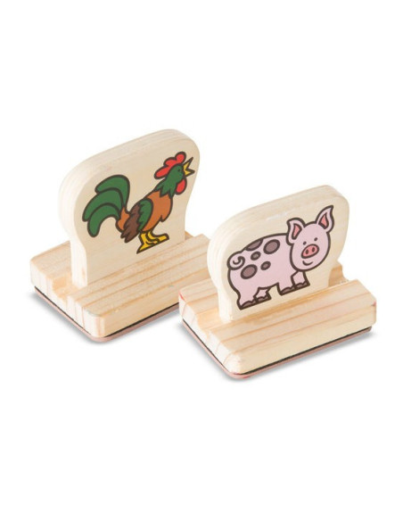 MD2390,Primele mele stampile Animale de la ferma Melissa and Doug