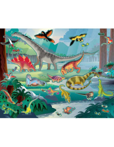 MD9341,Set de abtibilduri reutilizabile Lumea Preistorica Melissa and Doug