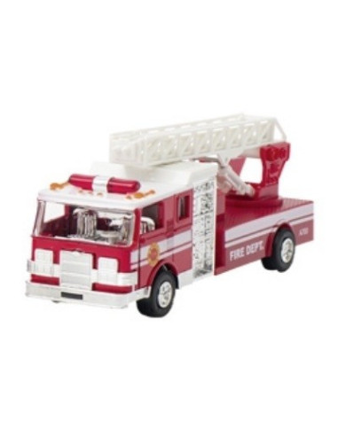 GOKI12115,Masinuta de pompieri Die Cast cu sunete si lumini