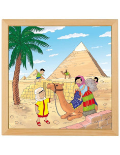 E523265,Puzzle Minunile Lumii Piramide - Educo