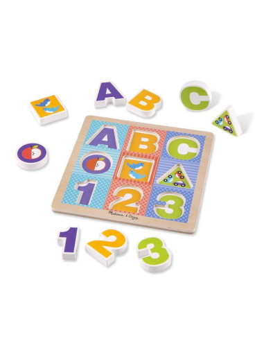 MD1899,Puzzle cu piese mari pentru belelusi Melissa and Doug