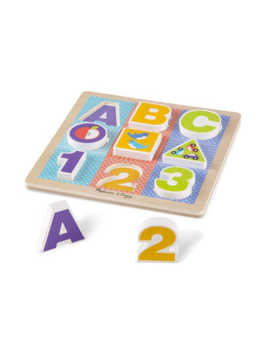 MD1899,Puzzle cu piese mari pentru belelusi Melissa and Doug