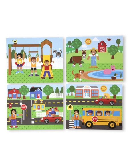MD9918,Joc magnetic potriveste piesele Melissa & Doug